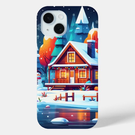 Coques Case-Mate iPhone Noël paisible (Verso)