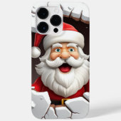 Coques Case-Mate iPhone Noël Père Noël 3D (Verso)