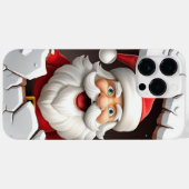 Coques Case-Mate iPhone Noël Père Noël 3D (Verso (horizontal))