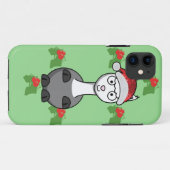 Coques Case-Mate iPhone noël père Noël Alpaca (Dos (Horizontal))