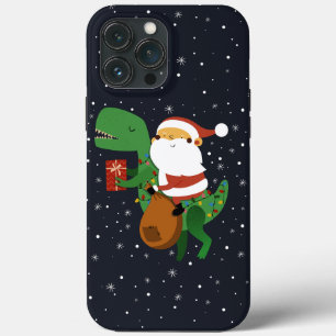 Case-Mate iPhone Case Noël Père Noël T-rex Dinosaur Sleigh