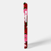 Coques Case-Mate iPhone Noël Poinsettia multicolore (Verso / Gauche)
