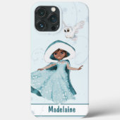 Coques Case-Mate iPhone Noël Princesse Cheveux foncé Enchantée Chouette Fi (Verso)