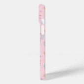 Coques Case-Mate iPhone Noël Rose Coquette Bow Motif Sans Couture (Verso / Gauche)