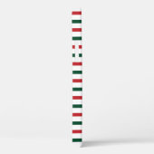 Coques Case-Mate iPhone Noël Rouge & Green Stripes Motif cadeau (Verso / Droite)