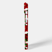 Coques Case-Mate iPhone Noël Rouge Poinsettia (Verso / Gauche)