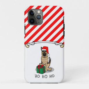 Case-Mate iPhone Case Noël Santa Hat Allemand Berger Chien mignonne