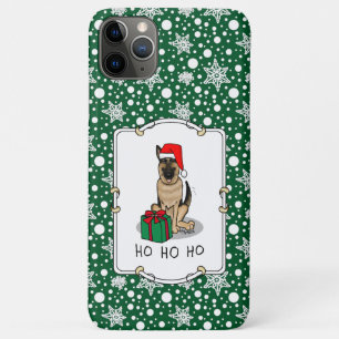 Case-Mate iPhone Case Noël Santa Hat Allemand Berger Chien mignonne