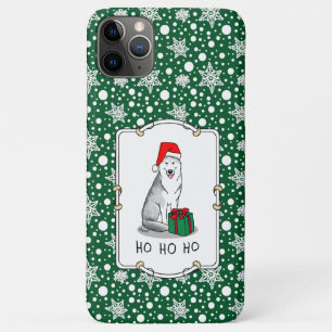 Case-Mate iPhone Case Noël Santa Hat Sibérien Husky (argent) mignonne