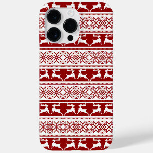 Coque Pour Pour iPhone 14 Pro Max Noël scandinave renne