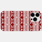 Coques Case-Mate iPhone Noël scandinave renne (Verso (horizontal))