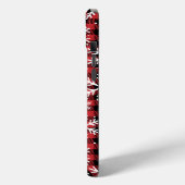 Coques Case-Mate iPhone Noël Snowflakes Buffalo Plaid Motif (Verso / Gauche)