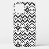 Coques Case-Mate iPhone Noël Snowflakes Fair Isle Seamless Patternart (Verso)