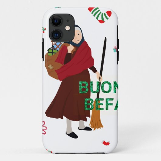 Coques Case-Mate iPhone noël sorcière buona Befana (Dos)