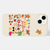 Coques Case-Mate iPhone Noël tropical (Verso (horizontal))