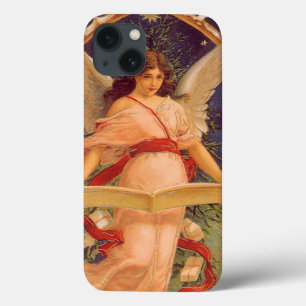 Case-Mate iPhone Case Noël vintage, ange victorien lisant la Bible