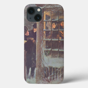 Etui iPhone Case-Mate Noël vintage, personnes victoriennes à une fête