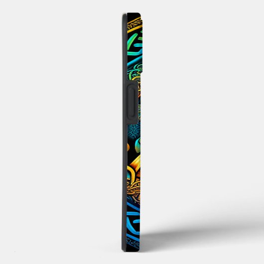 Coques Case-Mate iPhone Noeud celtique coloré (Verso / Droite)