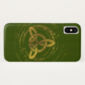 Coques Case-Mate iPhone Noeud celtique d'or (Dos (Horizontal))