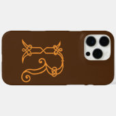 Coques Case-Mate iPhone Nœud Celtique Personnalisé R (Verso (horizontal))