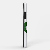 Coques Case-Mate iPhone Nœud celtique vert foncé (Dos/Droite)