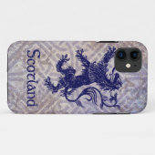 Coques Case-Mate iPhone Noeud effréné écossais de Celtic de bleu marine de (Dos (Horizontal))