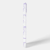 Coques Case-Mate iPhone Nœuds Coquette Violets Monogrammés (Verso / Droite)