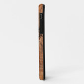 Coques Case-Mate iPhone Noeuds en bois monogrammes (Dos/Gauche)