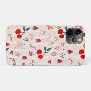 Case-Mate iPhone Case Nœuds et Étoiles de Cerise Douce Design Esthétique