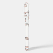 Coques Case-Mate iPhone Nœuds ruban rose tendance mignons contourné en noi (Verso / Gauche)