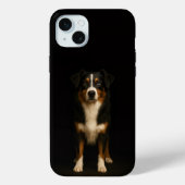 Coques Case-Mate iPhone Noir 4 Luxe, Aussie Shepherd iPhone 15 Plus (Verso)