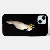 Coques Case-Mate iPhone Noir 4 Luxe, Cacatoès à crête (Verso (horizontal))