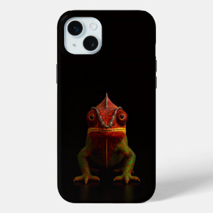Coque iPhone 15 Mini Noir 4 Luxe, Caméléon Panther