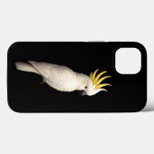 Coques Case-Mate iPhone Noir 4 Luxe iPhone 13, Cacatoès à crête jaune (Verso (horizontal))