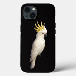 Case-Mate iPhone Case Noir 4 Luxe iPhone 13, Cacatoès à crête jaune