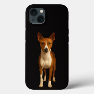 Case-Mate iPhone Case Noir 4 Luxe iPhone 13, Chien Basenji Classeux