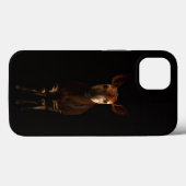 Coques Case-Mate iPhone Noir 4 Luxe iPhone 13, Okapi de la Forêt (Verso (horizontal))