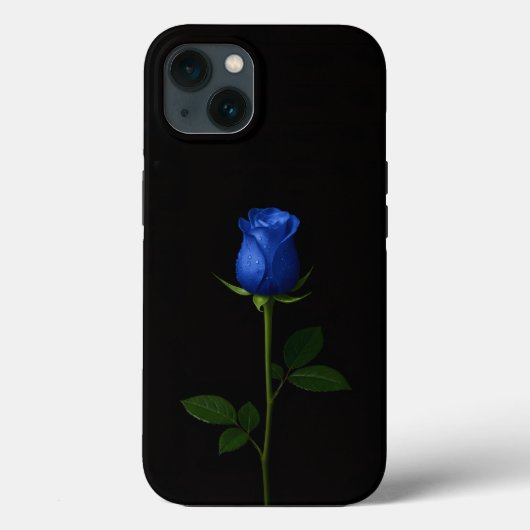 Coques Case-Mate iPhone Noir 4 Luxe iPhone 13, Rose Bleu Minuit (Verso)