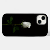 Coques Case-Mate iPhone Noir 4 Luxe iPhone 14 Mate, Rose Blanche Pure (Verso (horizontal))