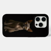 Coques Case-Mate iPhone Noir 4 Luxe iPhone 15 Pro Mate Chat Sphynx (Verso (horizontal))