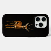 Coques Case-Mate iPhone Noir 4 Luxe iPhone 15 Pro Mate Élégante Gazella (Verso (horizontal))