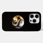 Coques Case-Mate iPhone Noir 4 Luxe iPhone 15 Pro Mate Harmony Yin Yang (Verso (horizontal))