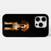 Coques Case-Mate iPhone Noir 4 Luxe iPhone 15 Pro Mate Kind Beagle (Verso (horizontal))