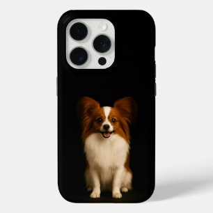 Coque iPhone 15 Pro Noir 4 Luxe iPhone 15 Pro Mate Papillon Raffiné