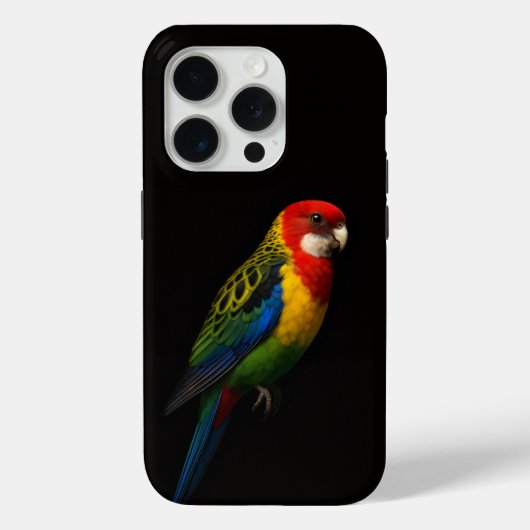 Coques Case-Mate iPhone Noir 4 Luxe iPhone 15 Pro Mate, Rosella orientale (Verso)