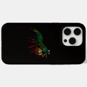 Coques Case-Mate iPhone Noir 4 Luxe iPhone 15 Pro Max, Crevette Mantis (Verso (horizontal))