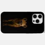 Coques Case-Mate iPhone Noir 4 Luxe iPhone 15 Pro Max, Hyène tachetée sauv (Verso (horizontal))