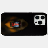 Coques Case-Mate iPhone Noir 4 Luxe iPhone 15 Pro Max, Mandrill Singe (Verso (horizontal))