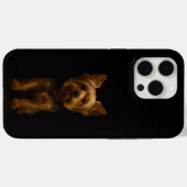 Coques Case-Mate iPhone Noir 4 Luxe iPhone 15 Pro Max, Yorkshire Terrier (Verso (horizontal))