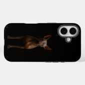 Coques Case-Mate iPhone Noir 4 Luxe iPhone 16 Mate, Chien Pila Argentin (Verso (horizontal))